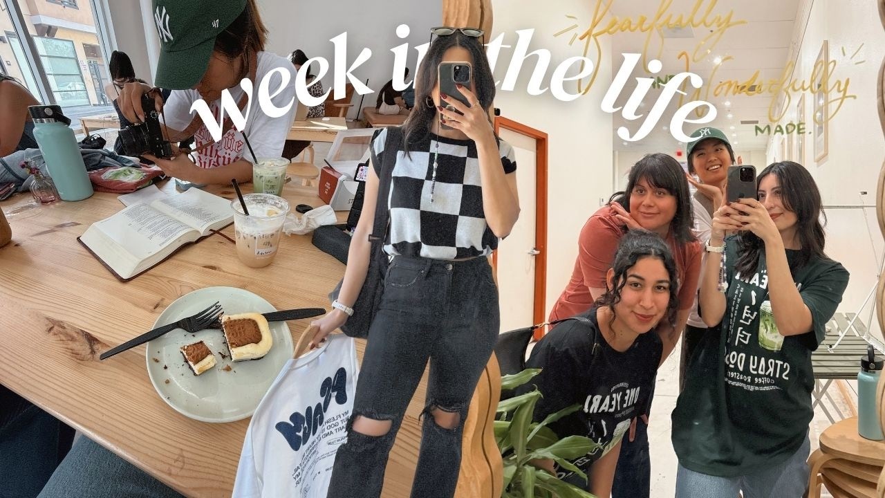 WEEK IN THE LIFE | creating content with friends, coffee shop hop, stepping out of my comfort zone