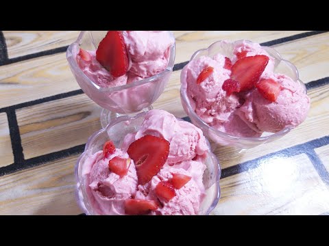 STRAWBERRY ICE CREAM 🍨🍧🍨😋😋AAD U MACAN BADAN