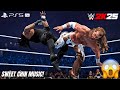 WWE 2K25 Shawn Michaels Vs The Undertaker Full Match At WrestleMania 25 PS5 Pro 4K60