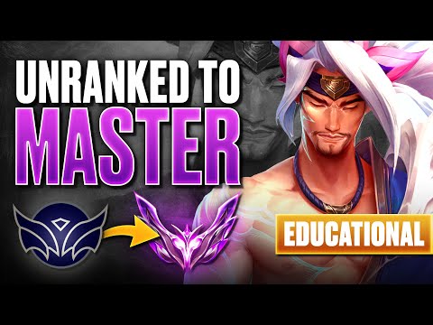 EDUCATIONAL Unranked To Masters on YASUO in 4 Hours