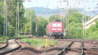 preview picture of video 'East German Bi-level coaches in Karthaus (near Trier) + 2 BR 143'