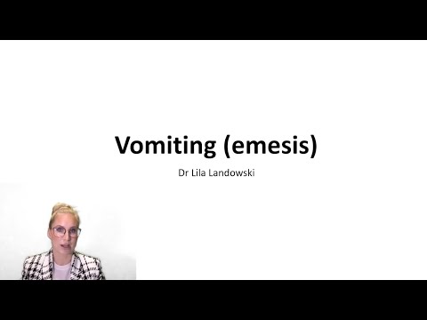 The vomiting reflex - the physiology of vomiting