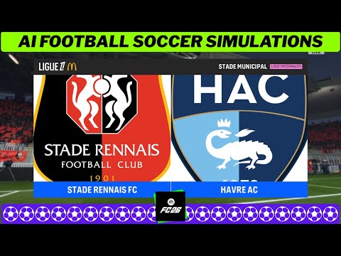 RENNES FC vs LE HAVRE ⚽ Ligue 1 2025/26 Matchday 18 🟩 EA FC 26 Simulation