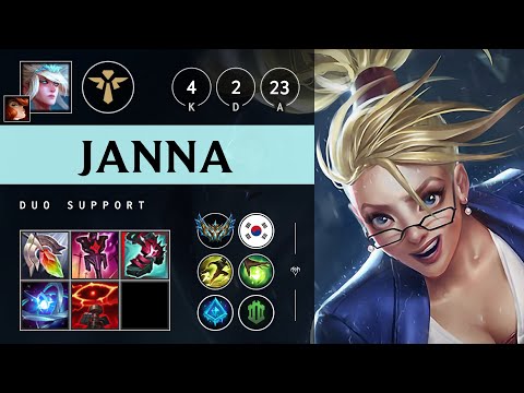 Janna Support vs Nautilus - KR Challenger Patch 25.17