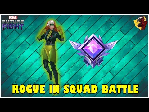 MARVEL FUTURE FIGHT - ROGUE IN SQUAD BATTLE (Gameplay)