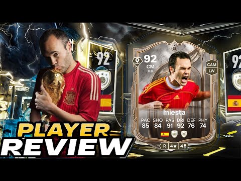 Spielerbewertung: 92 CHAMPION ICON INIESTA – EA FC 26 ULTIMATE TEAM