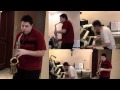 stayin alive- sax and piano cover 
