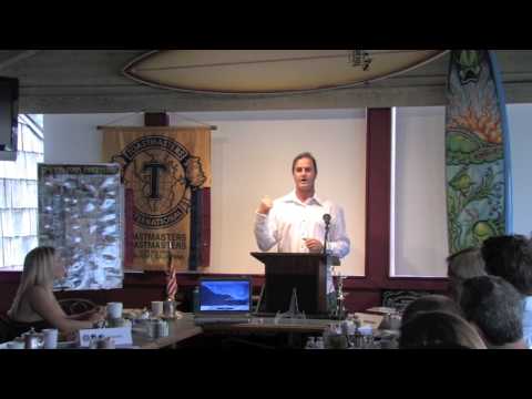 Toastmasters. World Famous Surf Artist Drew Brophy speaks of about his journey to Success. Part 1