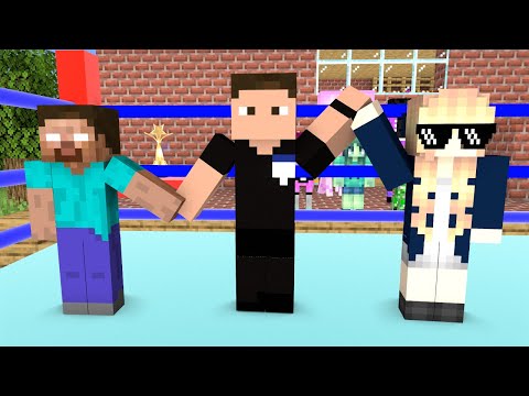 Haha Animations - Minecraft Monster School - Monster School : Girls vs Boys (Got Talent) - Funny Minecraft Animation