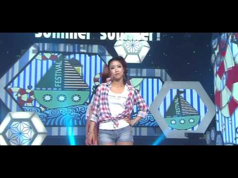 [110626] IU(아이유) 인기가요 f(x) 루나 & IU - Festival Live