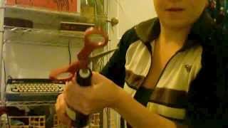 Open wine without corkscew! Amazing Trick!