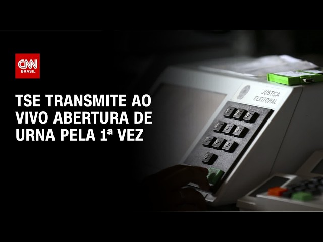 TSE abre e desmonta urna eletrônica ao vivo pela primeira vez | CNN 360°