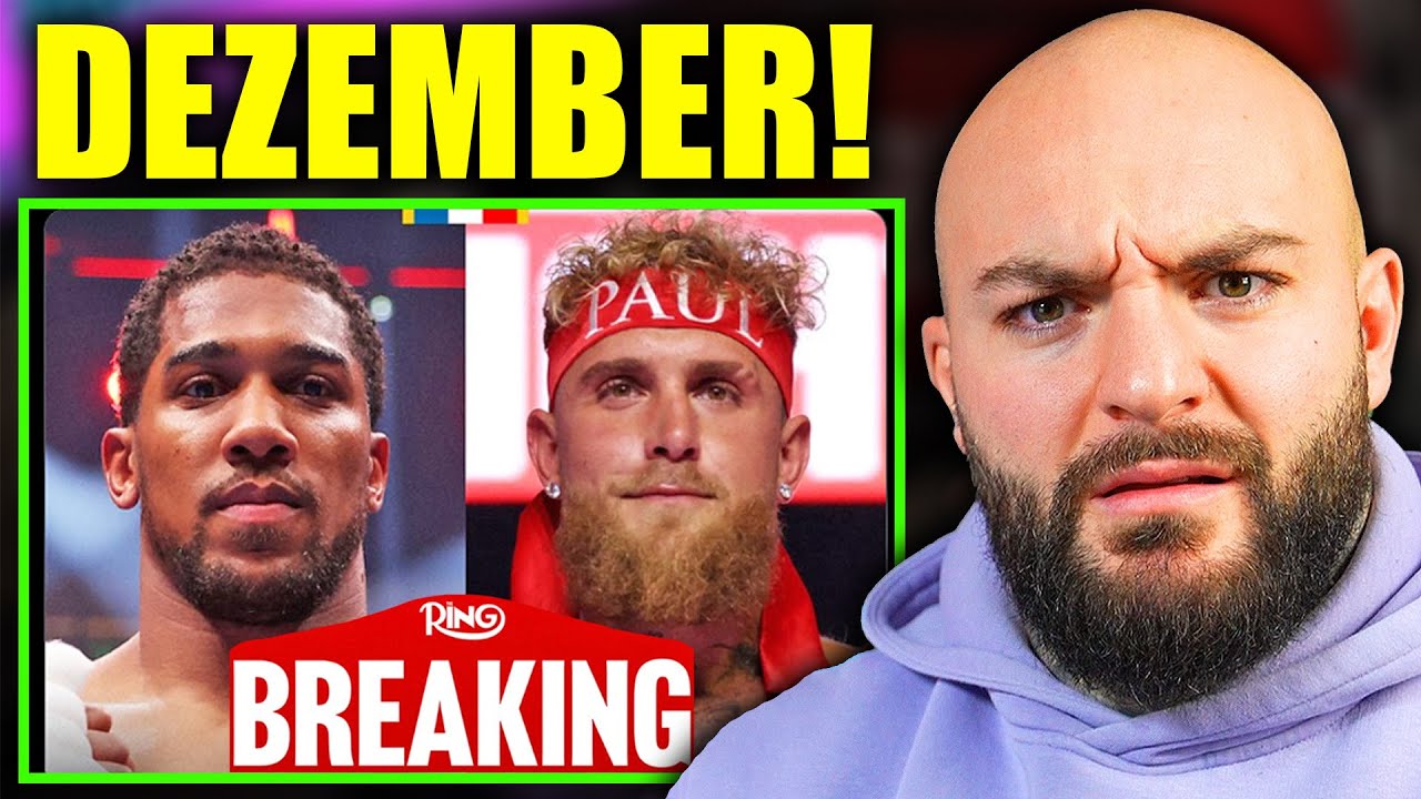 LEBENSMÜDE! Jake Paul vs. Anthony Joshua im DEZEMBER?! RINGLIFE