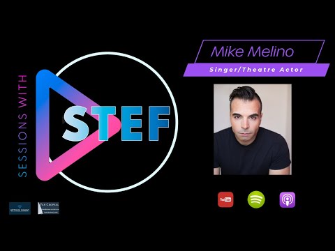 Stefano Vani  interviews singer and actor Mike Melino on Sessions with Stef