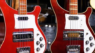 Video thumbnail for 1971 & 1975 Rickenbacker 4001 | CME Vintage Demo | Mike Larsen by Chicago Music Exchange