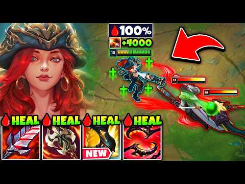 MISS FORTUNE WITH 100% LIFESTEAL IS A LITERAL CHEAT CODE (PRESS Q = FULL HEALTH)