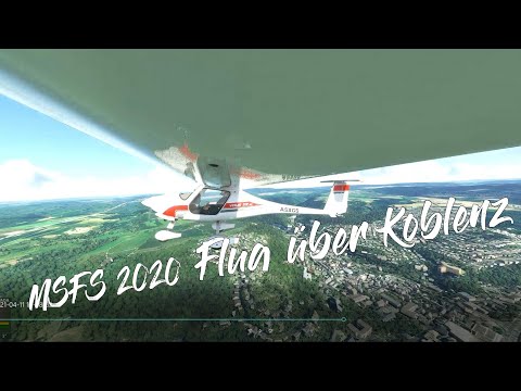 MSFS 2020 ein Rundflug über Koblenz mit der Pipistrel Virus SW 121