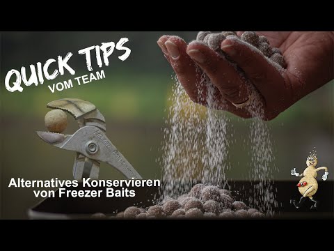 Quick Tips vom Team - Alternatives Konservieren von Freezer Baits