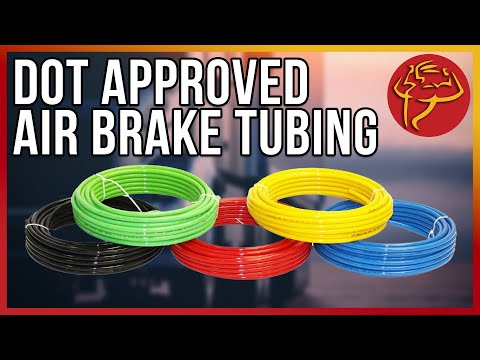Mytee Products 50-Foot Green Nylon Air Brake Tubing – 5/8" OD, SAE J844, DOT Approved (MP-ABT-1930-04-T)