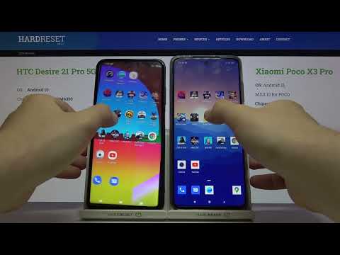 HTC Desire 21 Pro 5G vs POCO X3 Pro Speed Test App – Verify App Performance