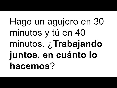 EL FAMOSO PROBLEMA DE LOS AGUJEROS. Matemáticas Básicas.