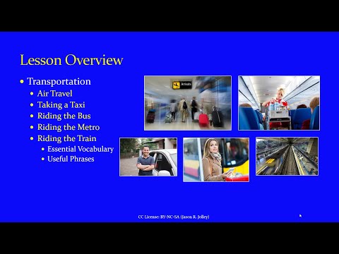Jump Start Brazilian Portuguese Lesson 24 - Transportation Phrases