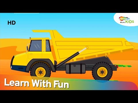 Dumper truck videos for children - construction vehicles for kids