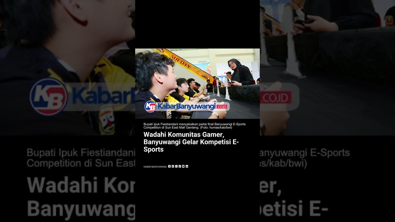 Wadahi Komunitas Gamer, Banyuwangi Gelar Kompetisi E-Sports