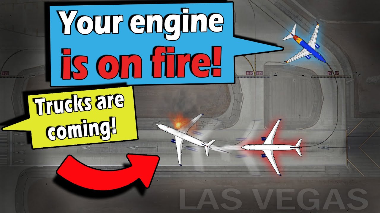 ENGINE CAUGHT FIRE ON TAKEOFF | Delta A330 Emergency at Las Vegas!