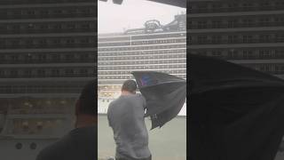 Live Streaming in a STORM! MSC Seashore Sail Away!!