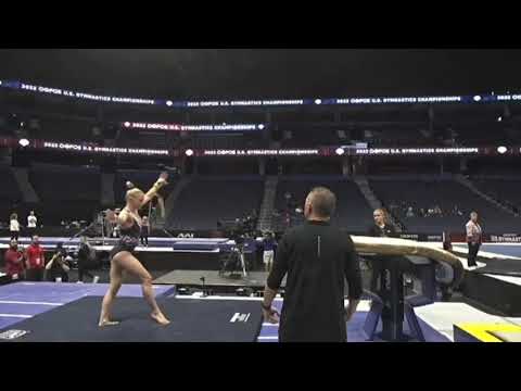 Jade Carey Elite Comeback 2022 U.S Championships Podium Training Highlights