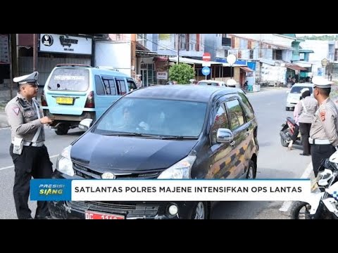 SATLANTAS POLRES MAJENE INTENSIFKAN OPS LANTAS TEKAN PELANGGARAN