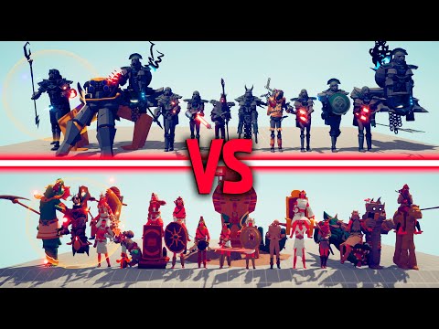 ANCIENT EGYPT TEAM vs POWERFUL NECRONS TEAM - Totally Accurate Battle Simulator | TABS