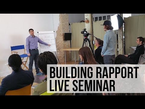 5 Ways to Build Rapport Free Training - NLP Live Seminar with Demonstration