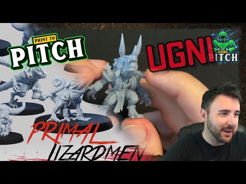 UGNI Lizardmen Team - 3D Printing Blood Bowl | Print to Pitch (Bonehead Podcast)