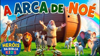 Download lagu A Arca de Noé | Música Infantil Bíblica | Heróis da Bíblia Kids mp3