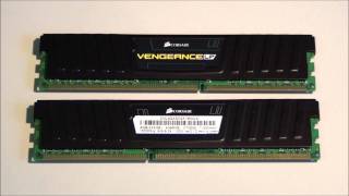 Video thumbnail for Corsair Vengeance LP Black 8GB Memory Review by SingularityComputers
