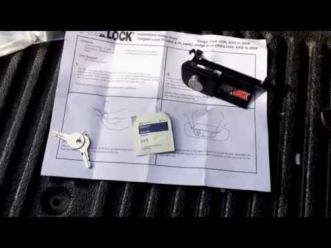 Tailgate lock install