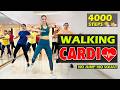 4000 Steps WALKING CARDIO Full Body Fat Burn No Jumps No Squats AT HOME Safal Fitpro