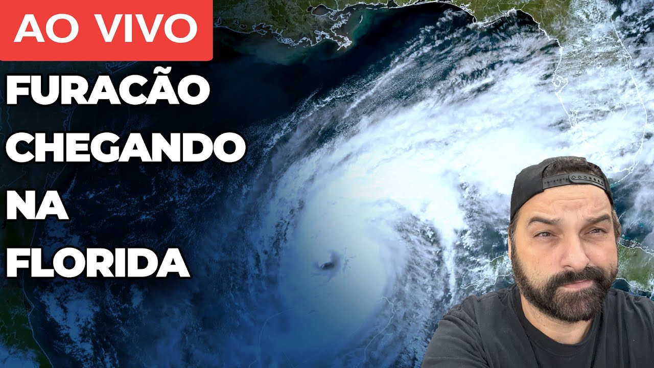 🔴AO VIVO FURACÃO MILTON CHEGANDO NA FLORIDA