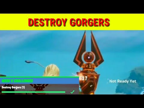 Destroy Gorgers - (How to Destroy Gorgers) Fortnite Week 5 Challenges Easy Guide