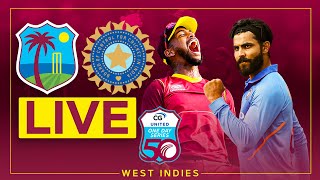 🔴 LIVE | West Indies v India | 2nd CG United ODI