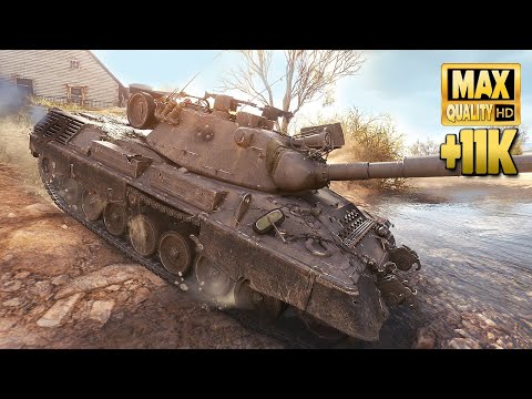 Leopard 1: Controlling the middle of map Highway - World of Tanks