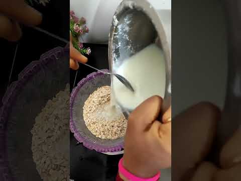 Oats Recipe|Milk Oats Recipe for weight loss|Weight Loss Breakfast#Breakfast #oatsrecipe #weightloss