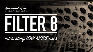 Video thumbnail for Joranalogue Audio Design FILTER 8 / a few LOW MODE features and examples by BRiES