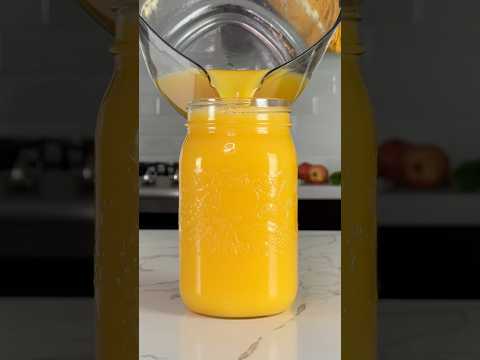 Fresh Homemade Orange Juice #juicing #immuneboost #detox