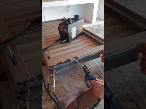 chapa fina. soldando com Mini INVERSORA.