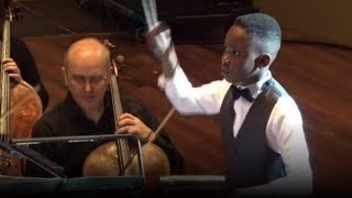 Bright Sparks: Matthew is a musical prodigy and Britain&#39;s youngest conductor | ITV News