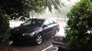 preview picture of video 'Hail storm in Freeport, Fl'