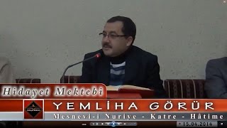 Yemliha Görür - Mesnevi-i Nuriye - Katre - Hâtime
